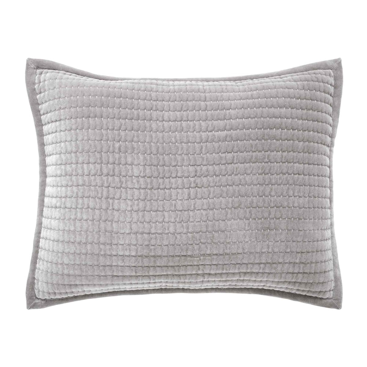 Milton Channel Stitched Velvet Coverlet Sham