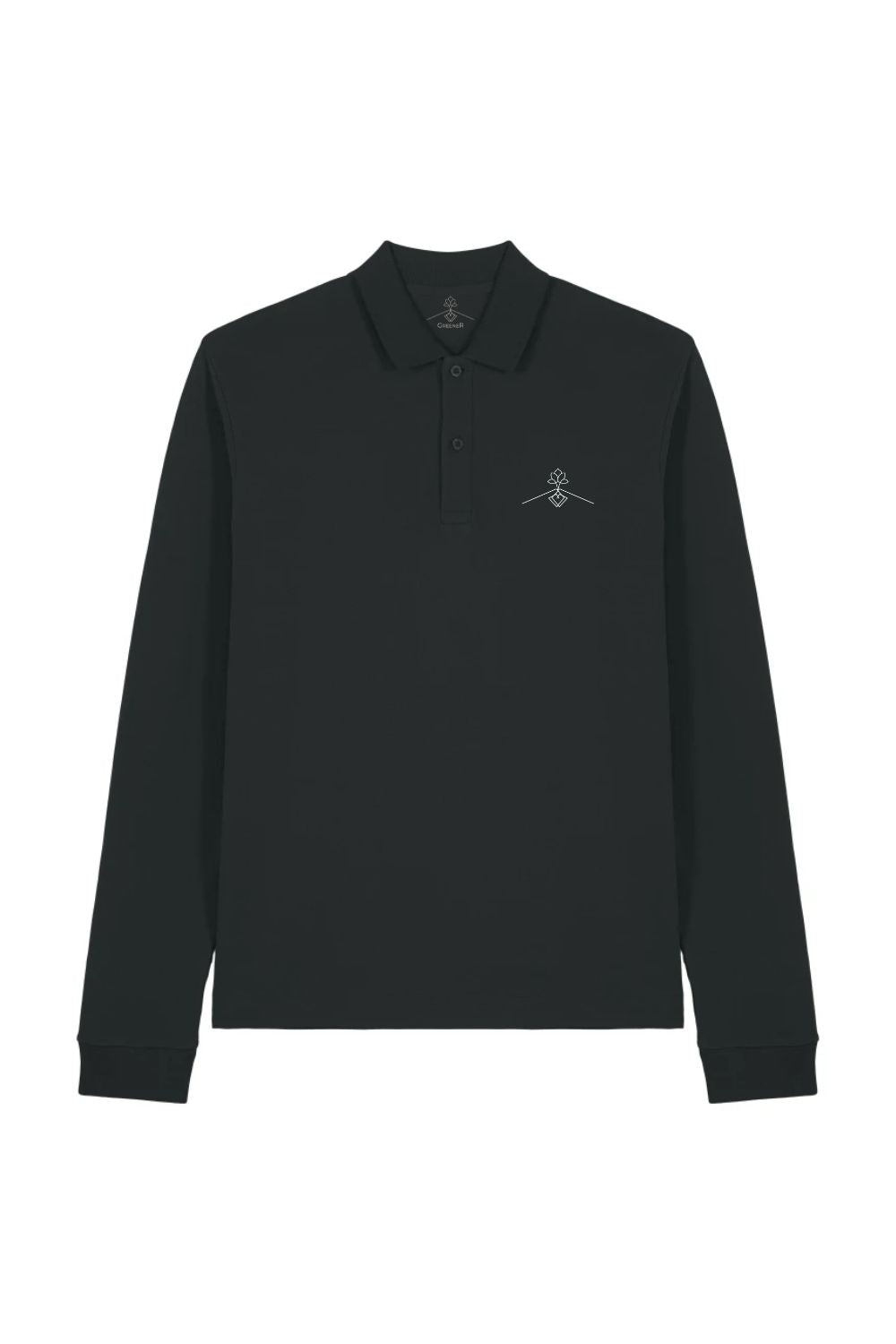 Polo algodón orgánico - Negro