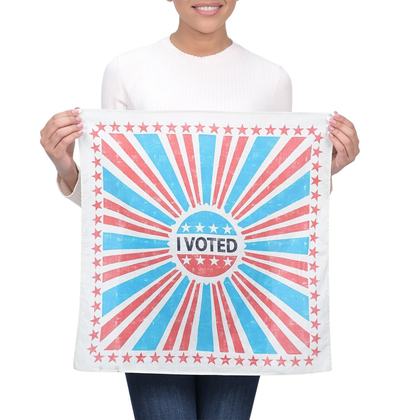 I Voted Bandana - Blue