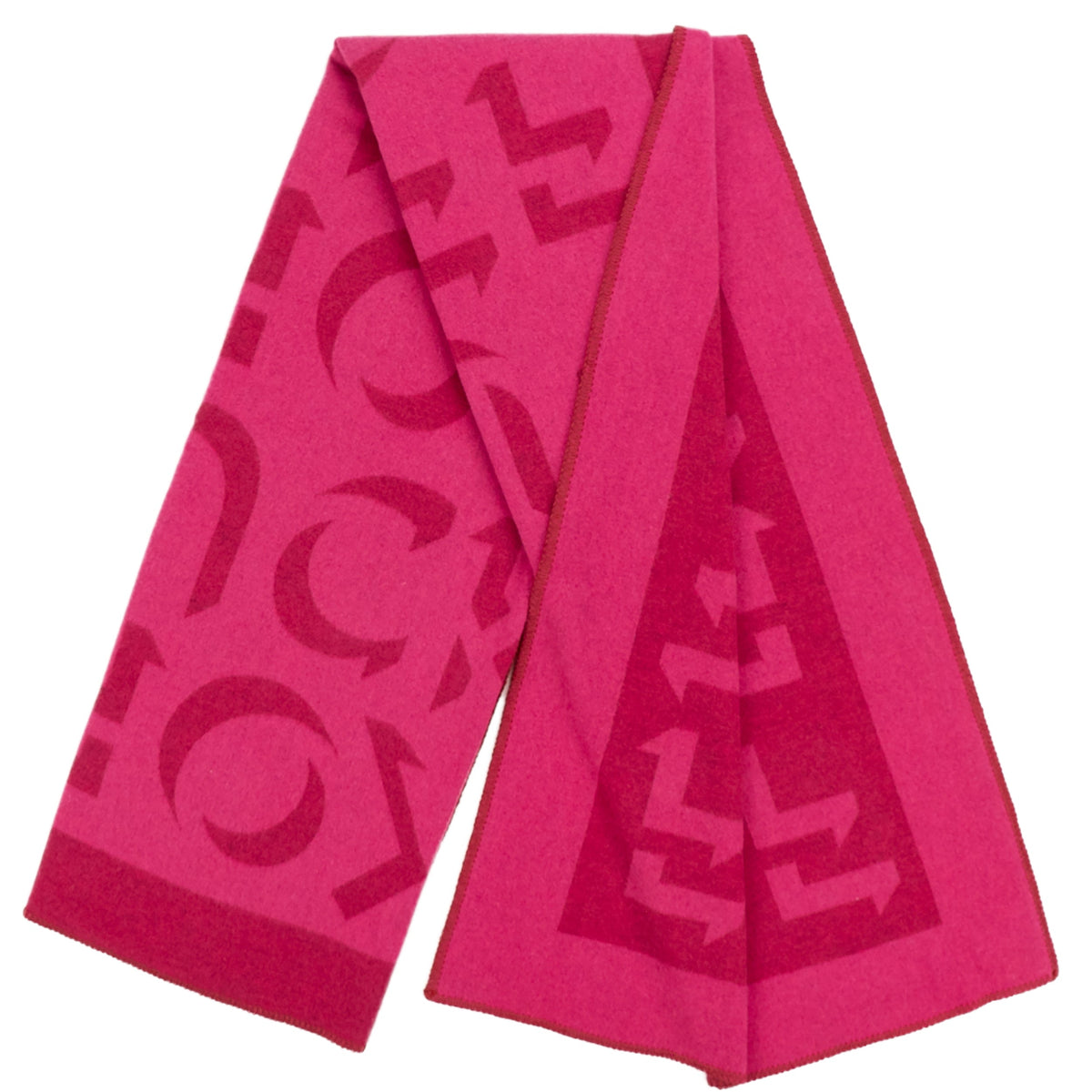 Prince of Scots Merino Wool Fleece Throw - Pink Expletive