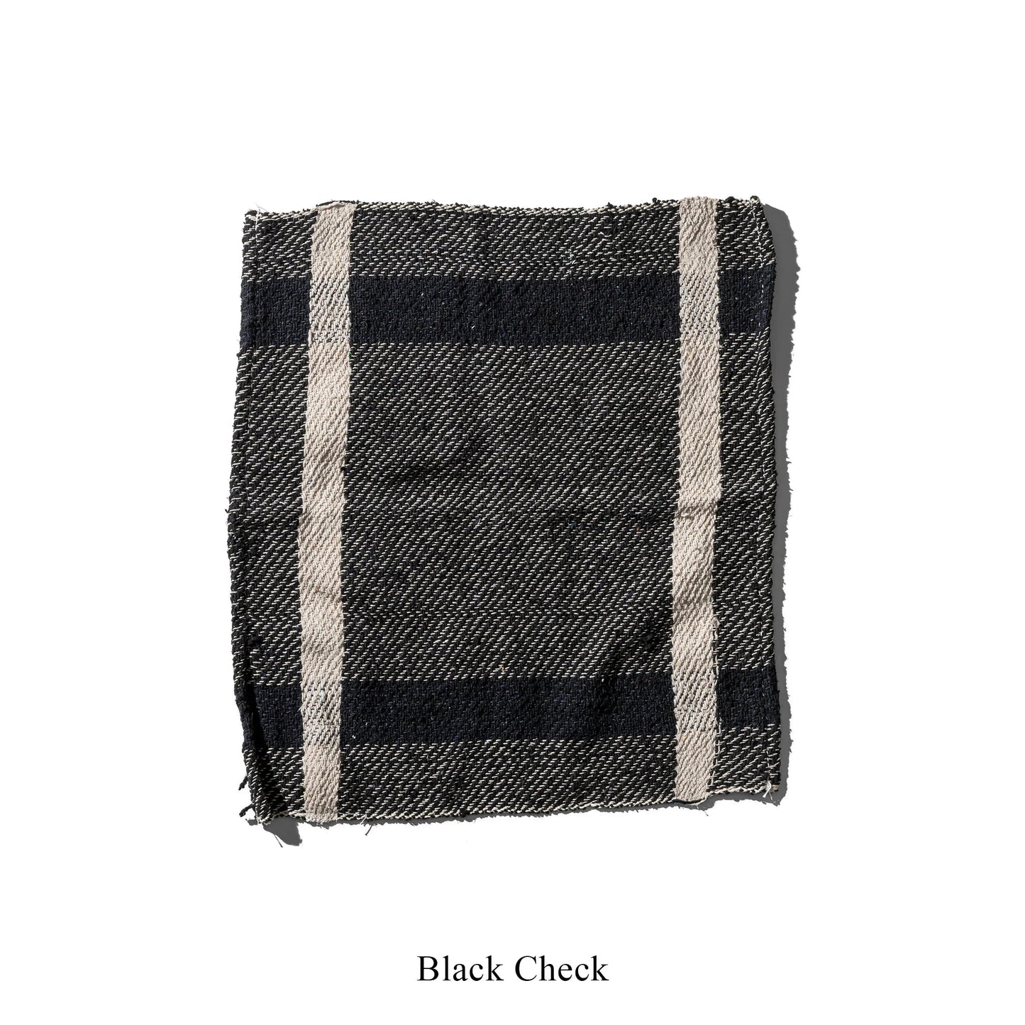 India Kitchen Towel - Black Check