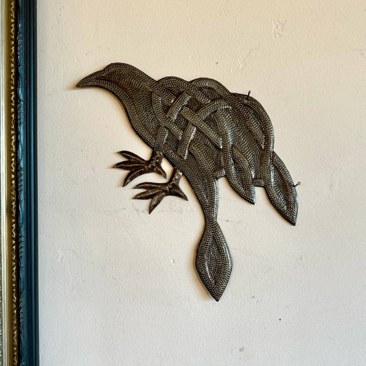 Celtic Raven, Mystical Wall Decor, Nature Inspired Art