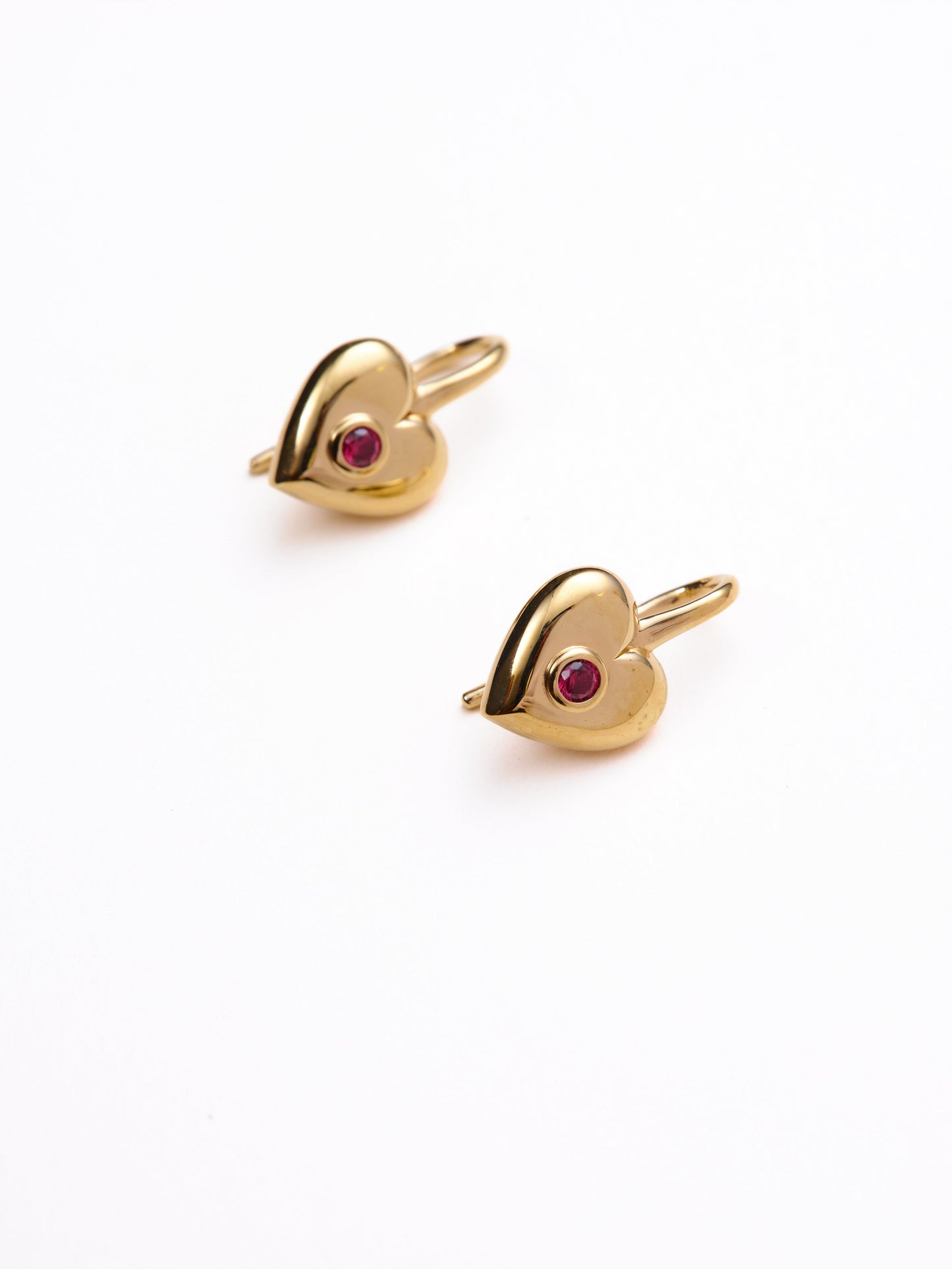 Billie Heart Gem Earrings