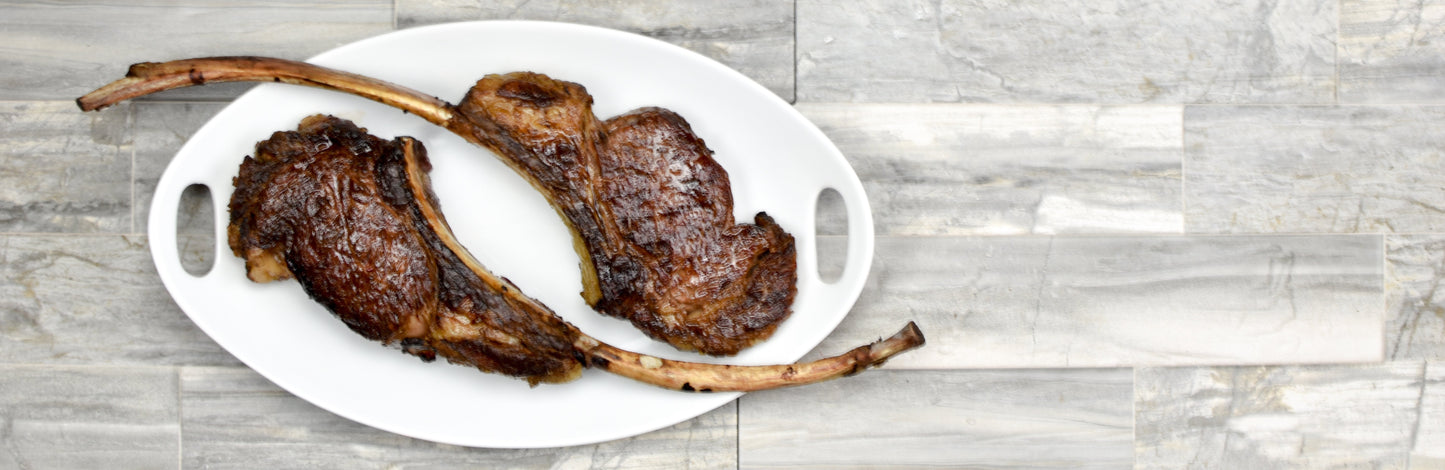 The Patio Daddy-O USDA Dry Aged Prime Tomahawk Chop (Set of 8)