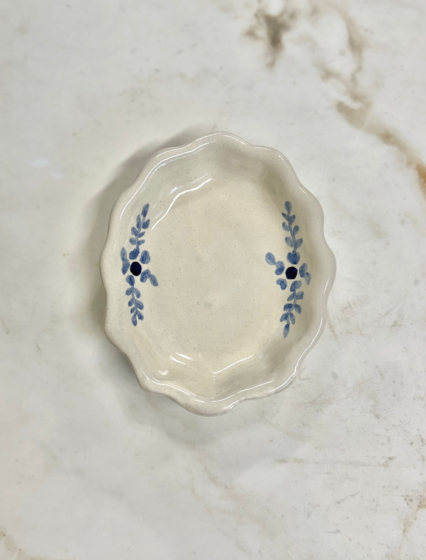 Hand-painted Margot Dish