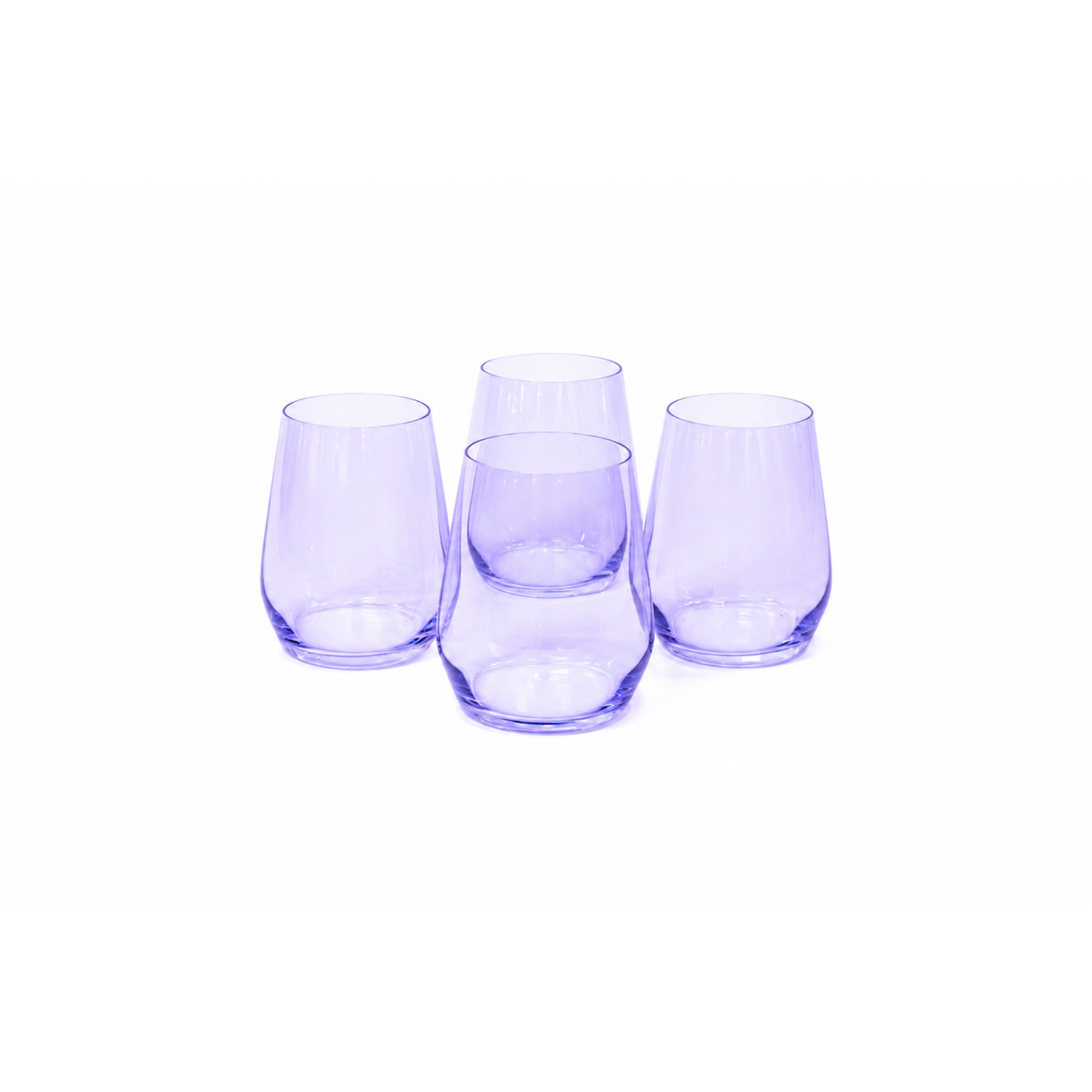 Lady Lavender - Colored Wine Glass
