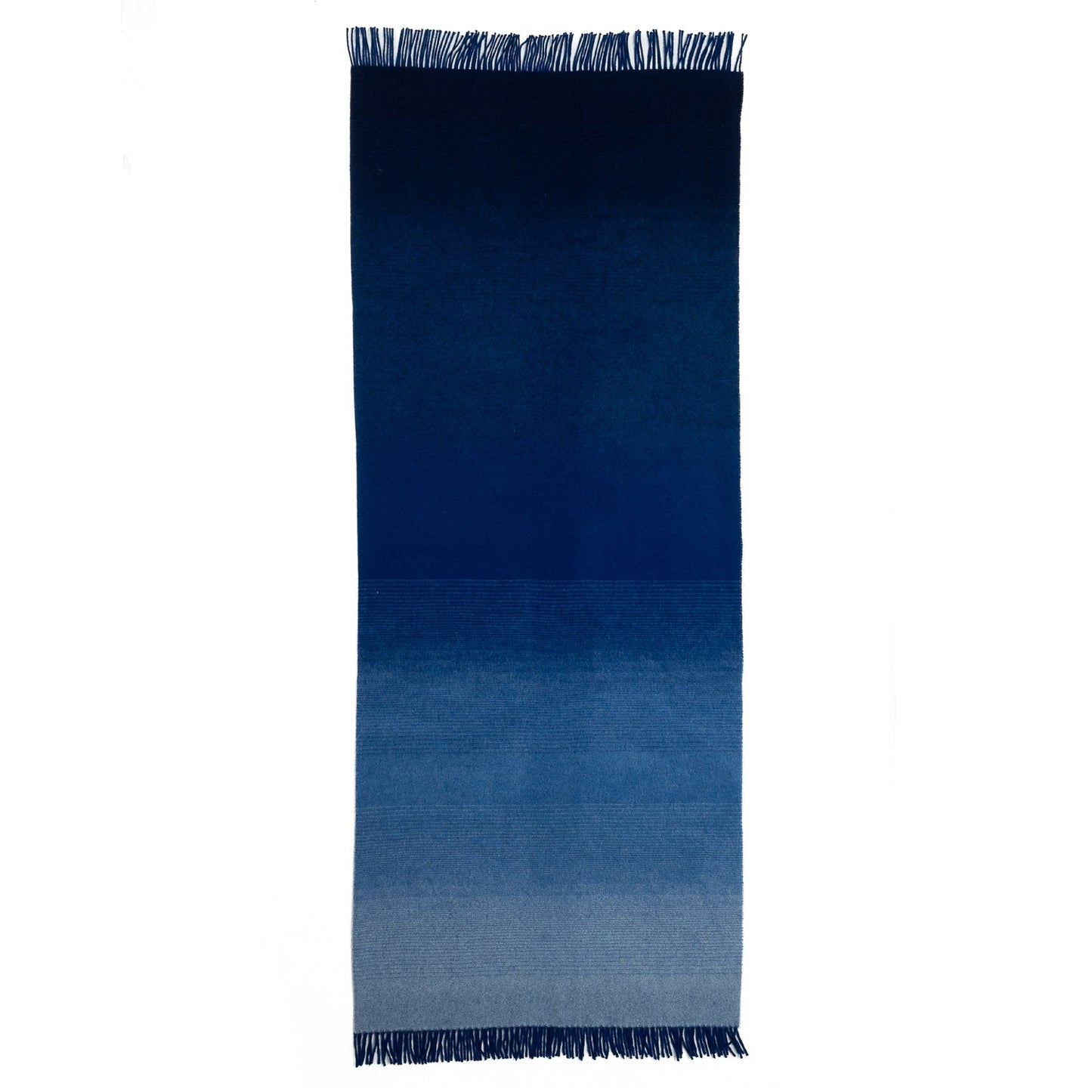 Whisper Ombre Merino Throw in Deep Water