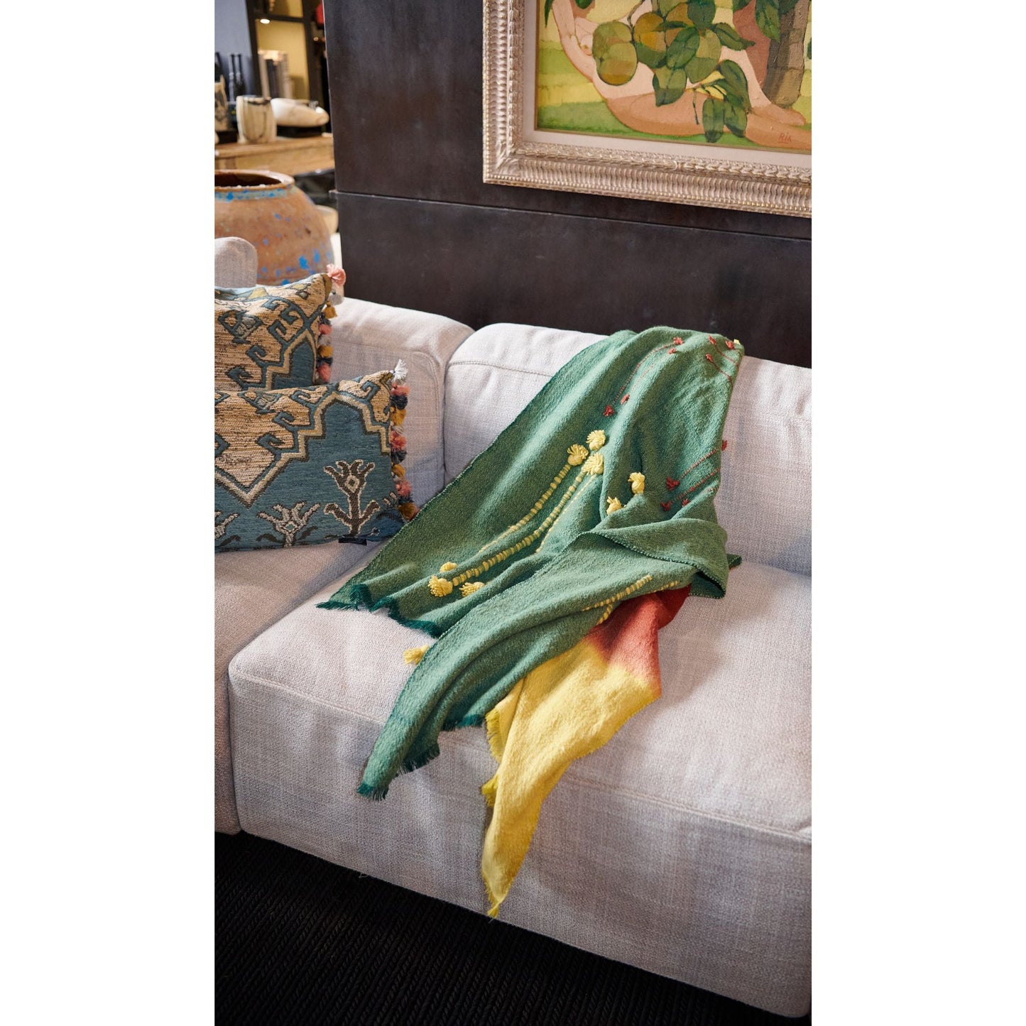 Textured Merino Throw