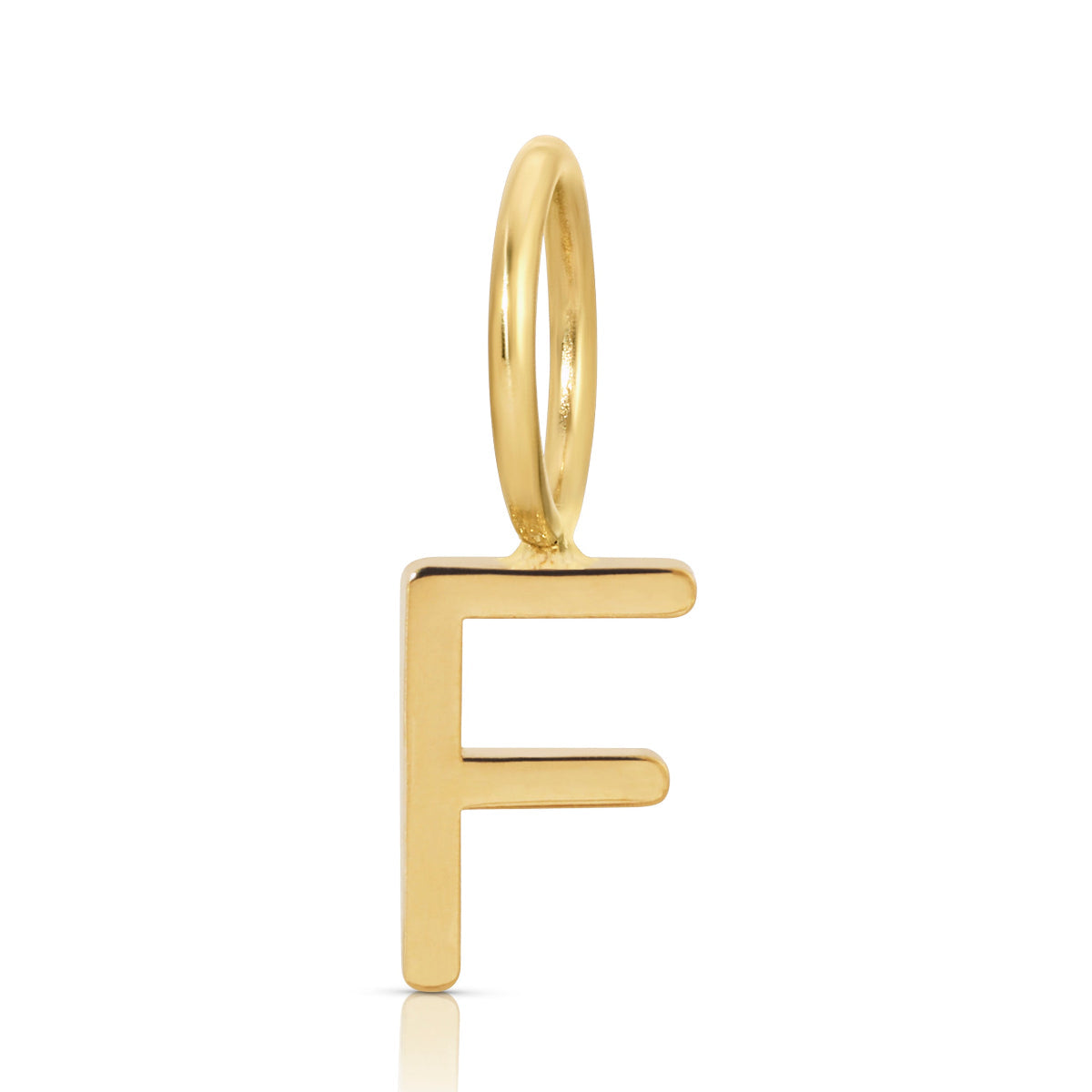 Gold Letter Charm