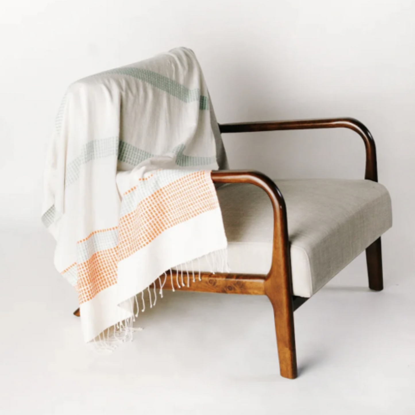 Camden Handwoven Cotton Throw Blanket