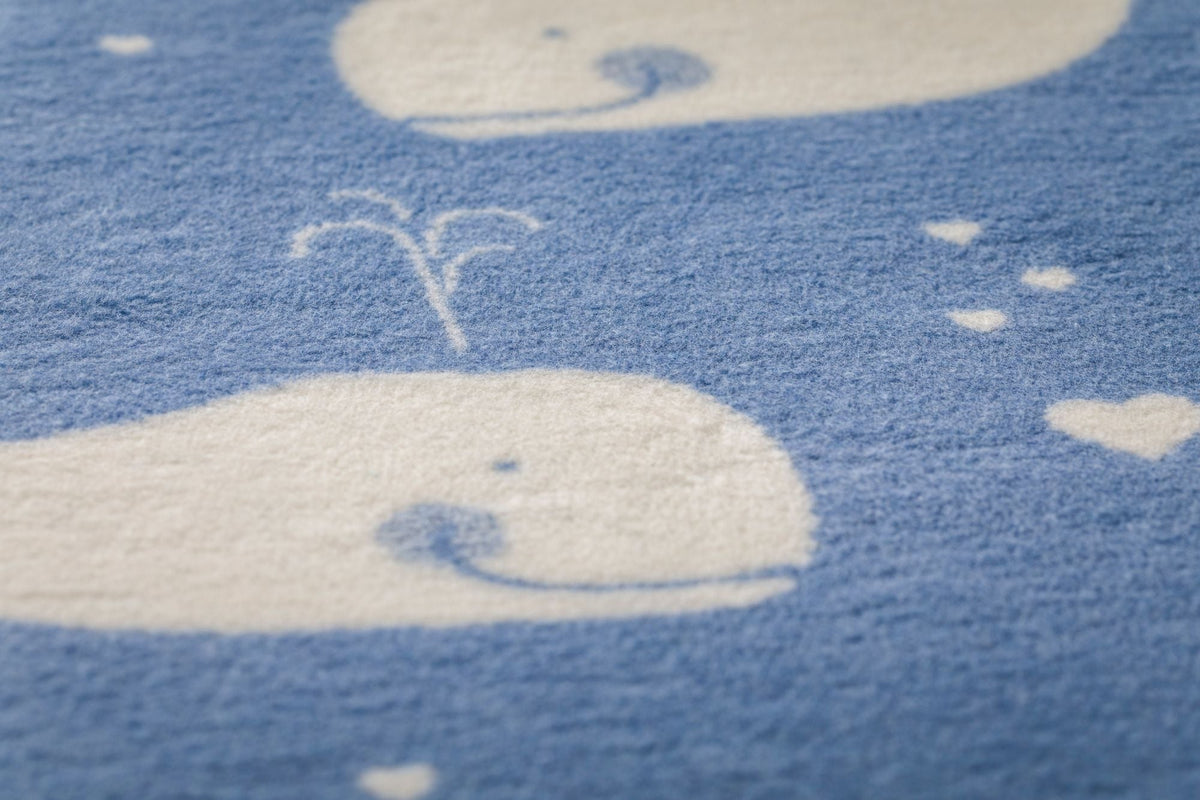 MAJA Baby Blanket Organic "Whales Allover"