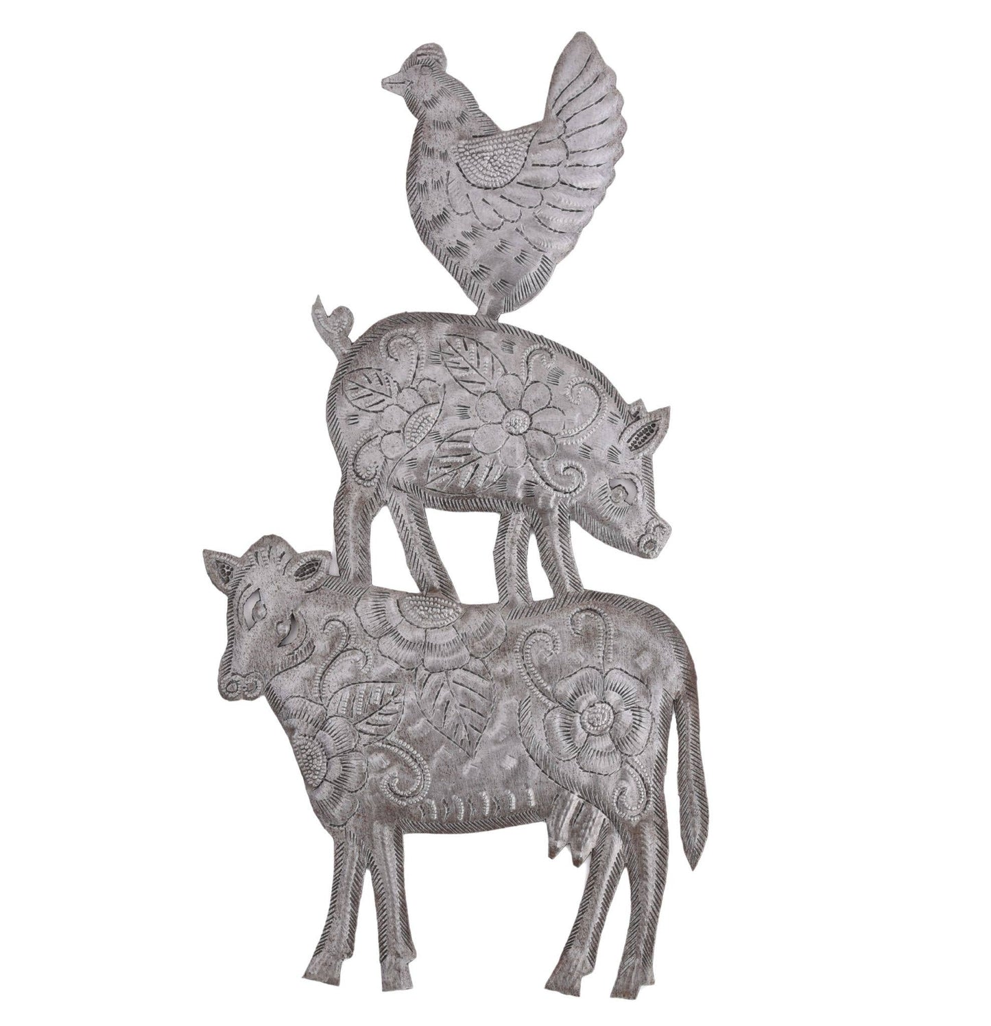 Animals of Brennen Wall Décor – Handmade in Haiti | Recycled