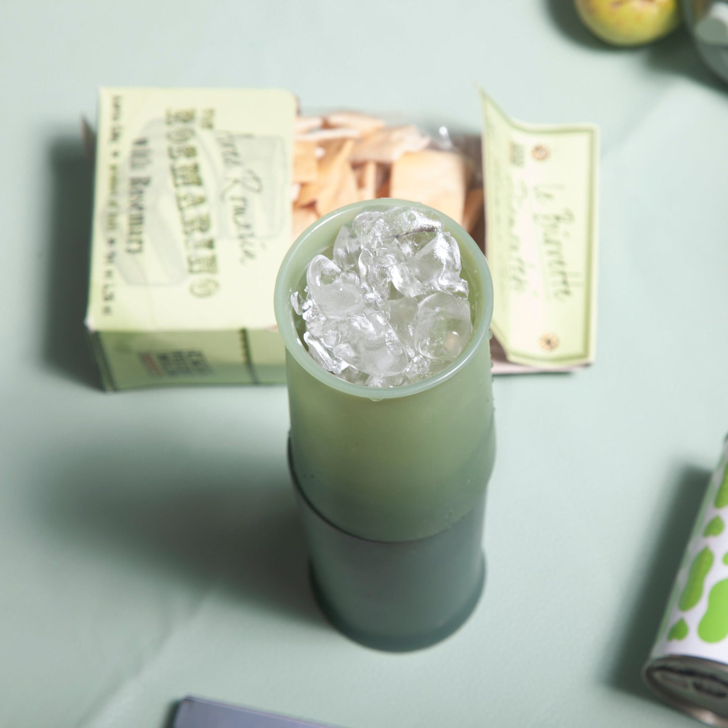 sage + olive | stegg | silicone unbreakable highball glasses
