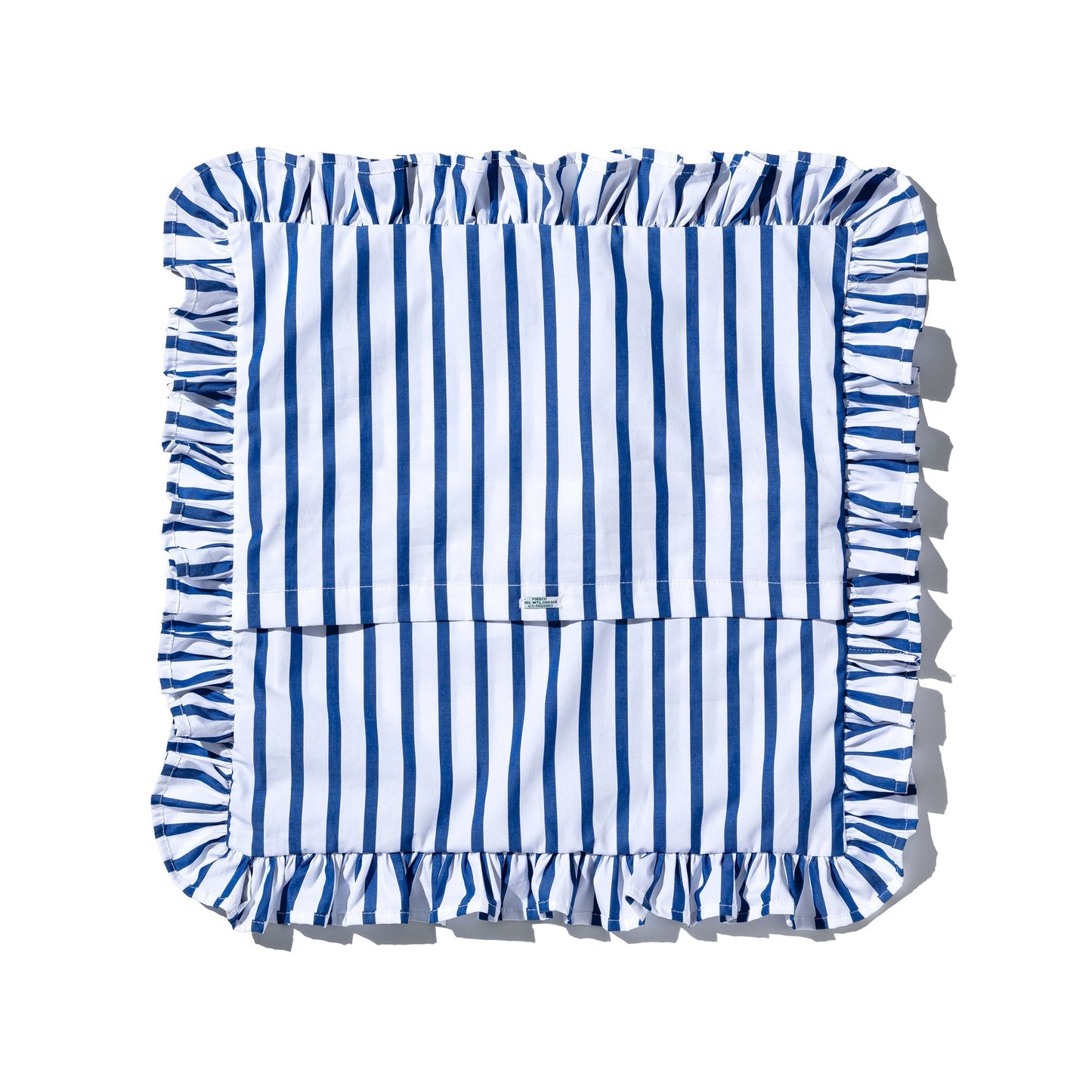 Shirt Fabric Ruffle Cushion Cover