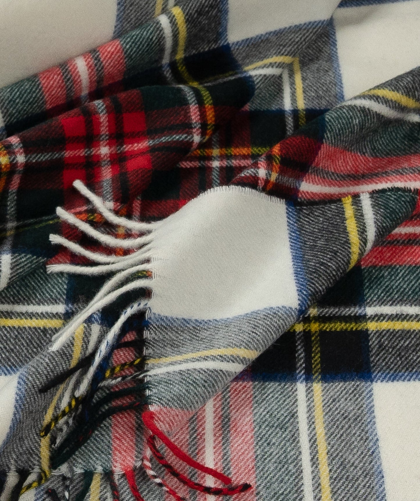 Highland Tartan Tweed Merino Wool Throw - Dress Stewart