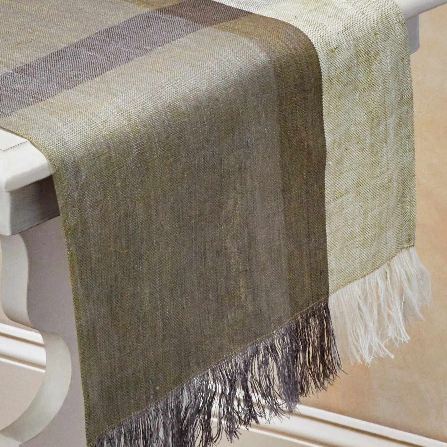 Hinterland Handwoven Linen Table Runner