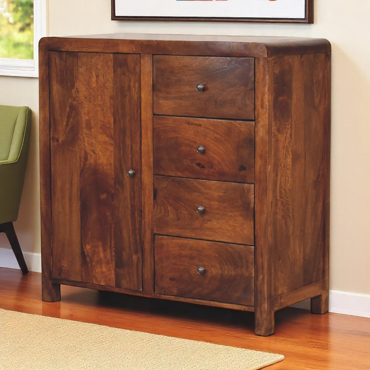 Solid Wood Aspen Cabinet