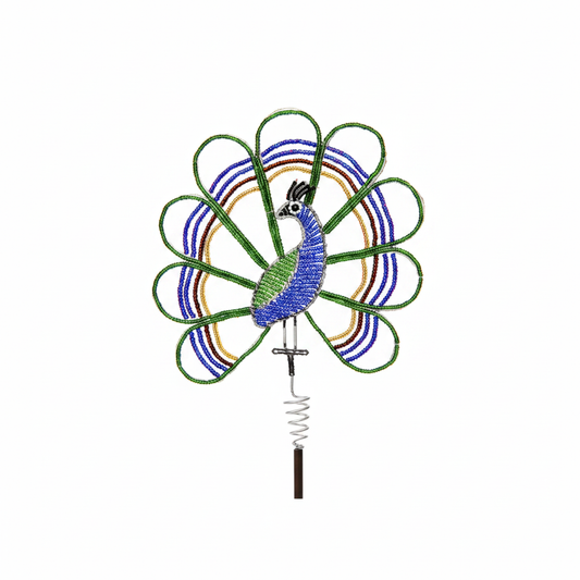 Peacock Garden Stake (Set of 3)
