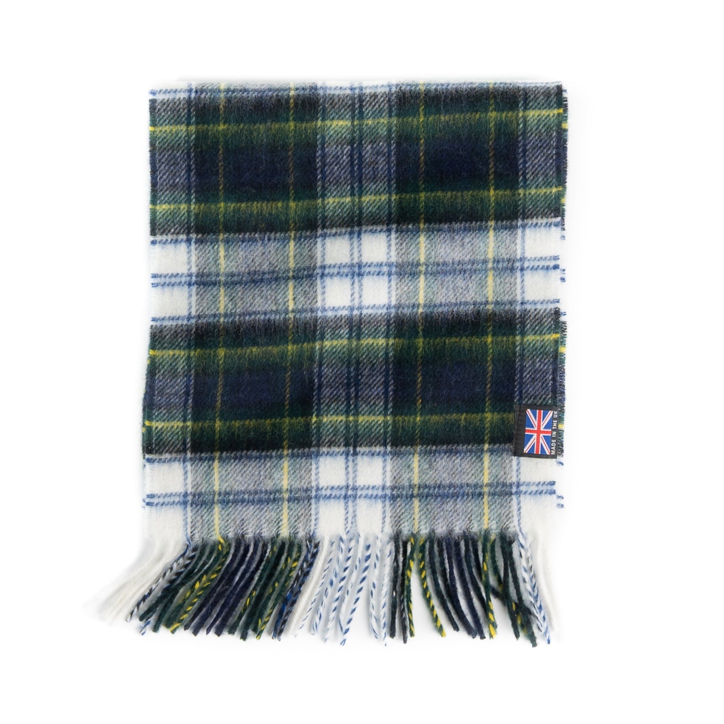 Prince of Scots Merino Lambswool Tartan Scarf (Dress Gordon)