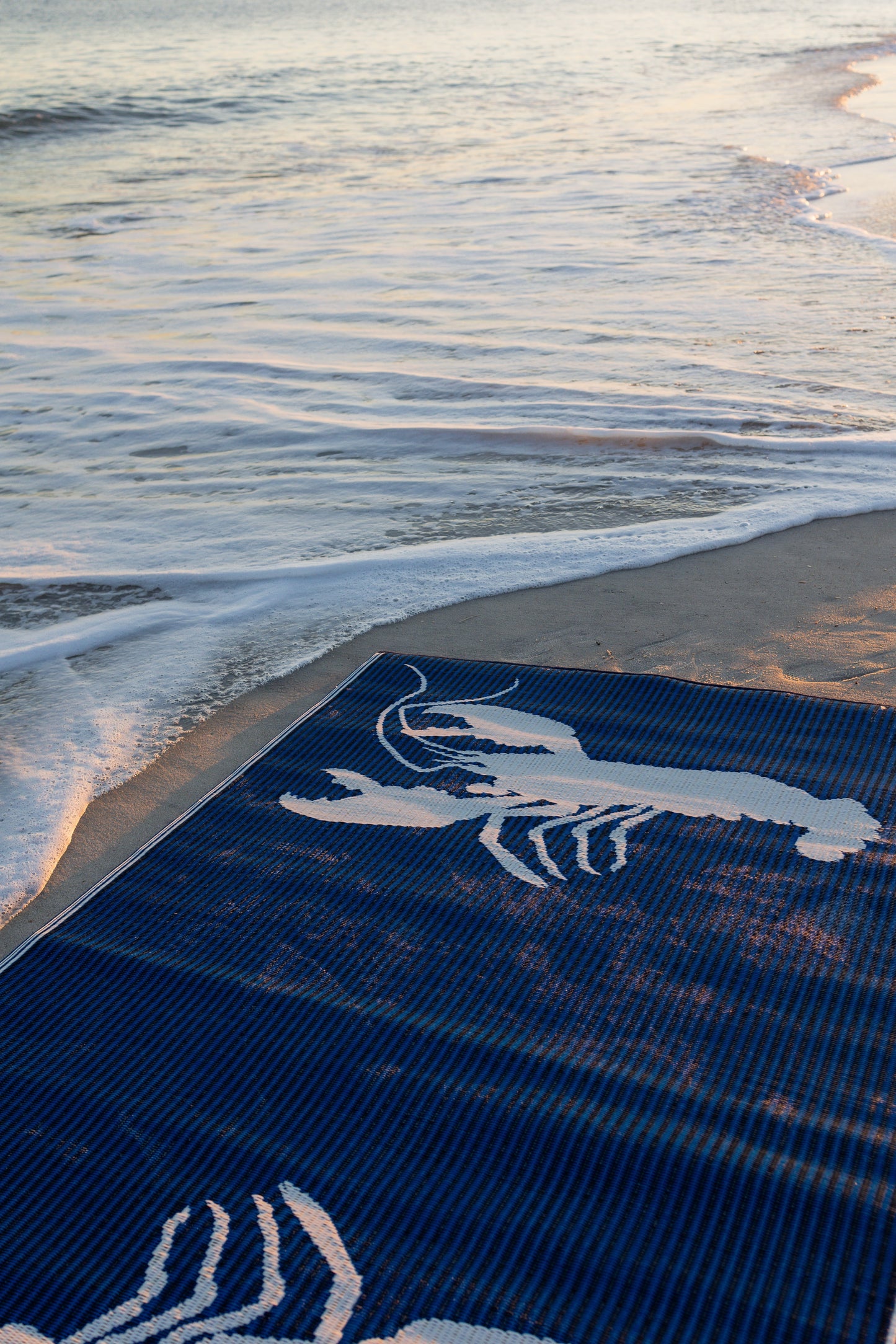 Double Lobster Blue & White