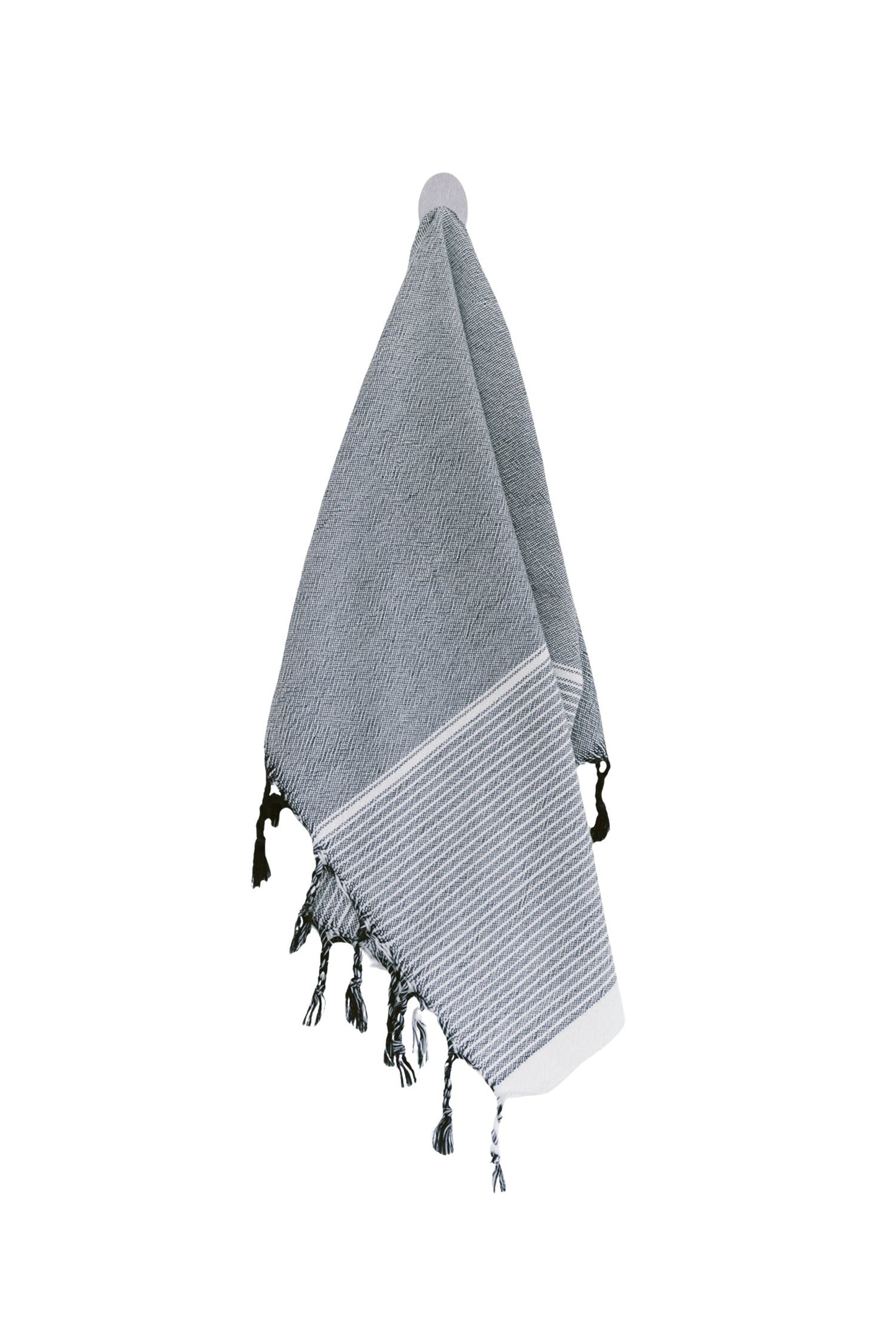 Grey Stripe Tribeca Hand Towel