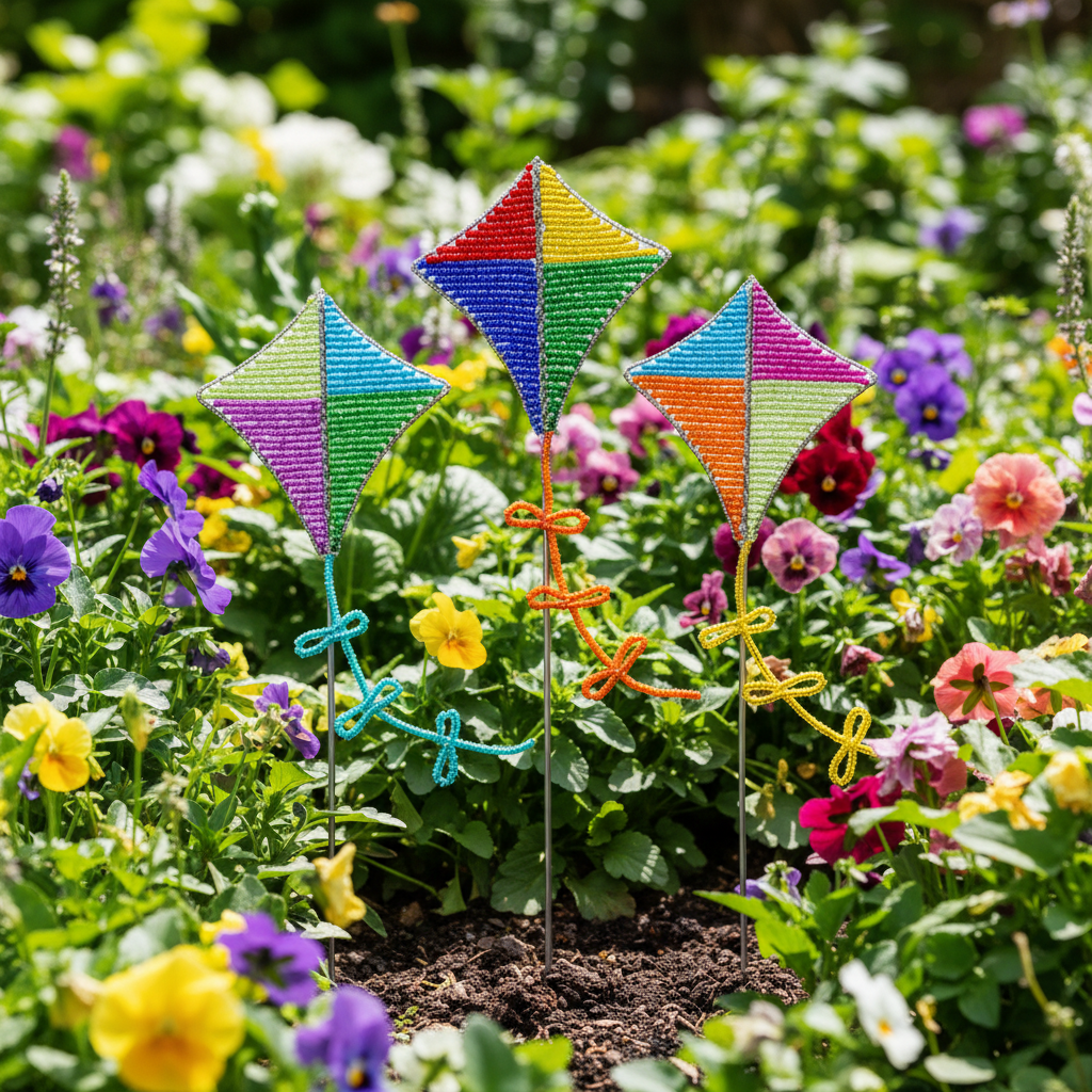 Pot Stake Kite, Asst (Set of 3)