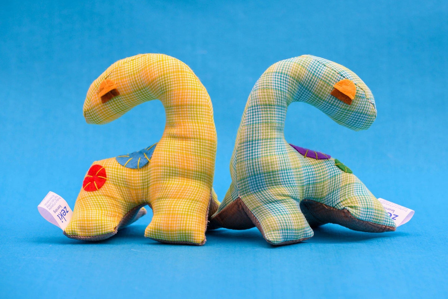 Pre-Order Small Dinosaur (Yellow Plaid)