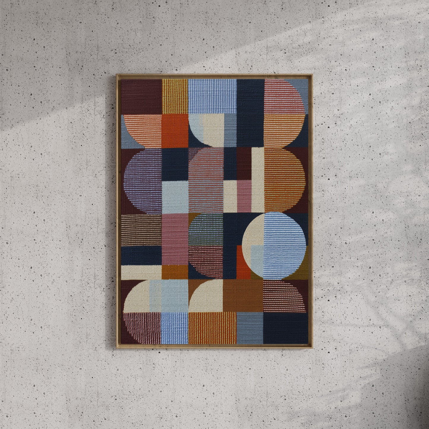 Woven Perspectives No. 18 — Geometric Abstract Art Print
