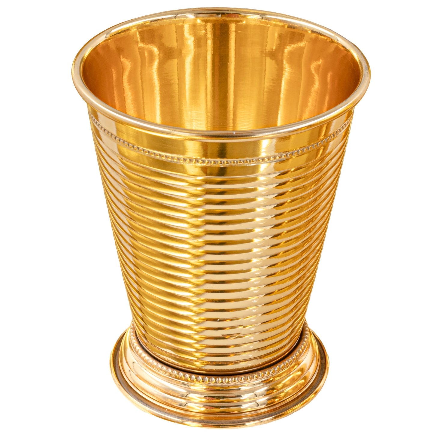 Fluted 24K Gold Plate Julep
