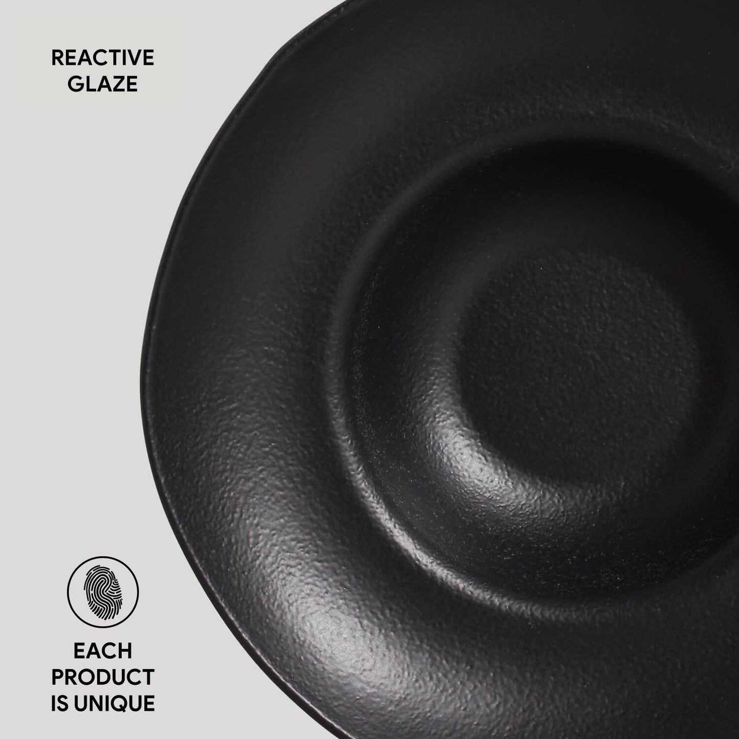 Deep Rim Plate Set of 4