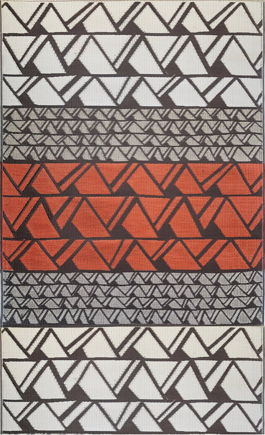 Zig Zag Oxide Outdoor Mat