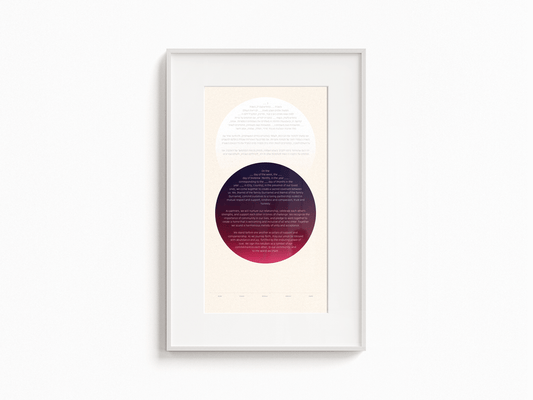 Circles Ketubah