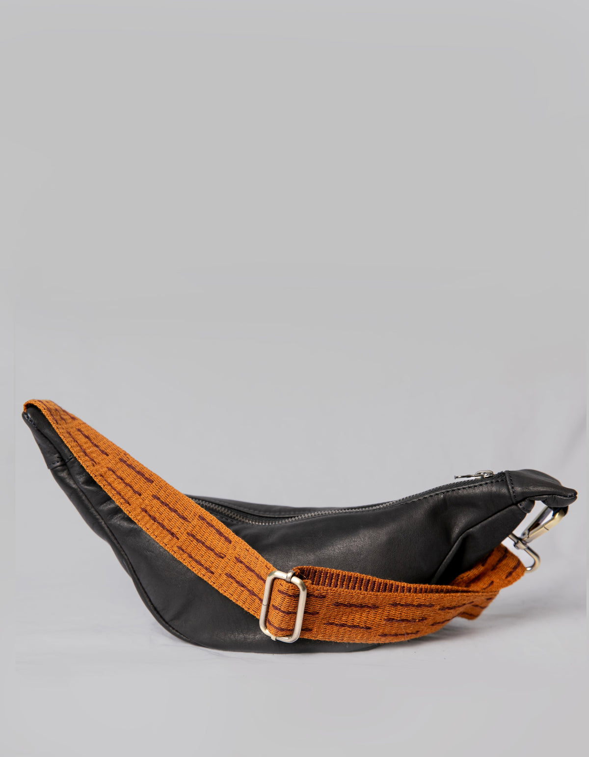 Leather Crescent Bag