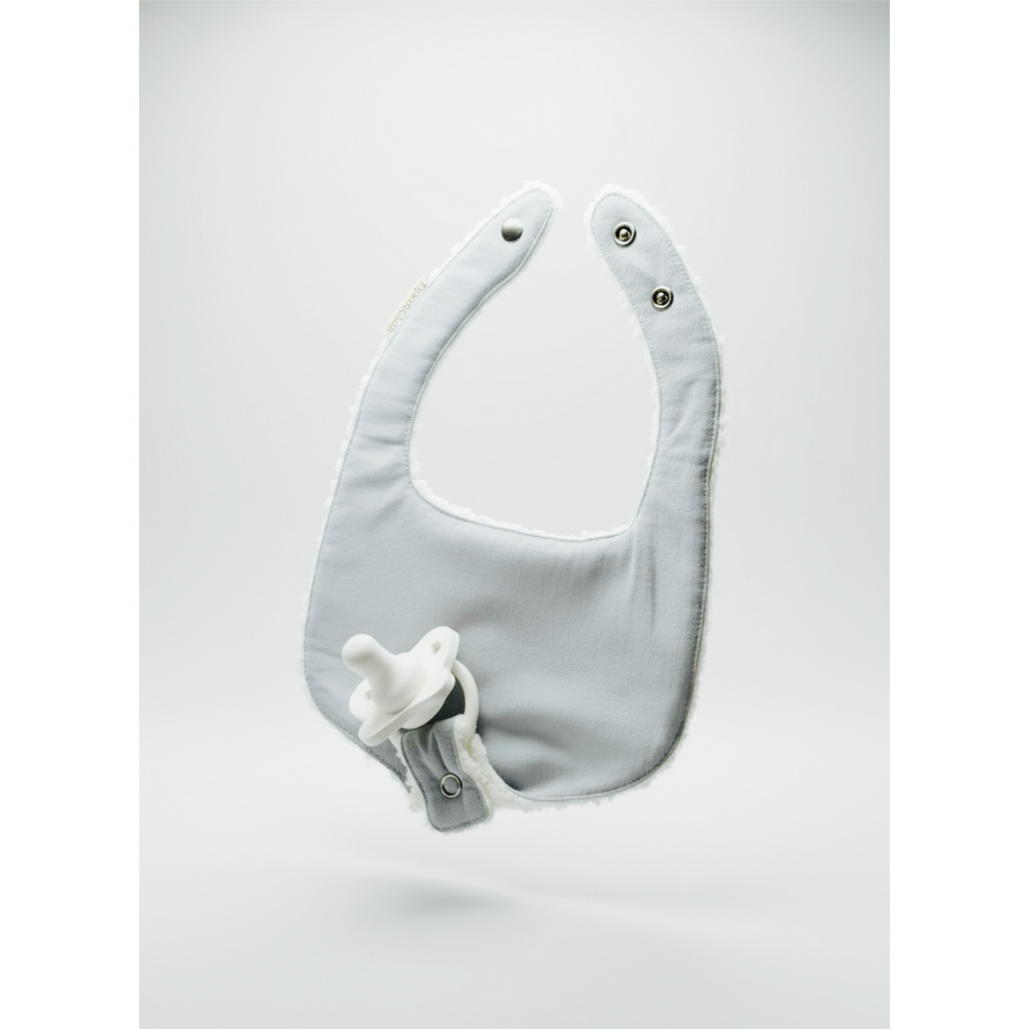 Soothe & Snap Pacifier Bib-Morning Fog