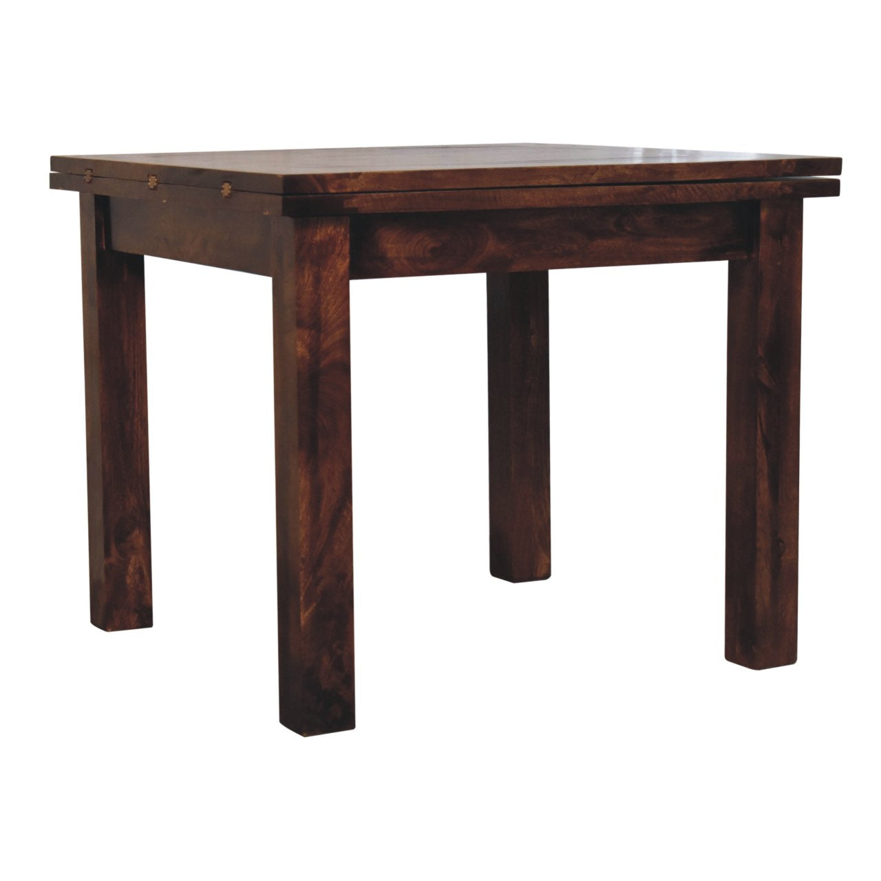 Solid Wood California Walnut Extendable Butterfly Dining Table