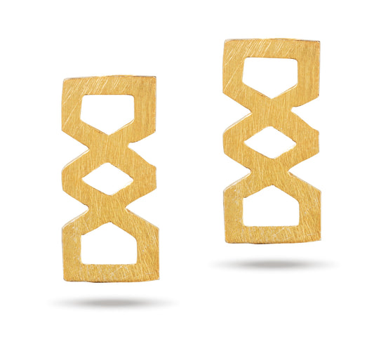 Girih Bar Earrings