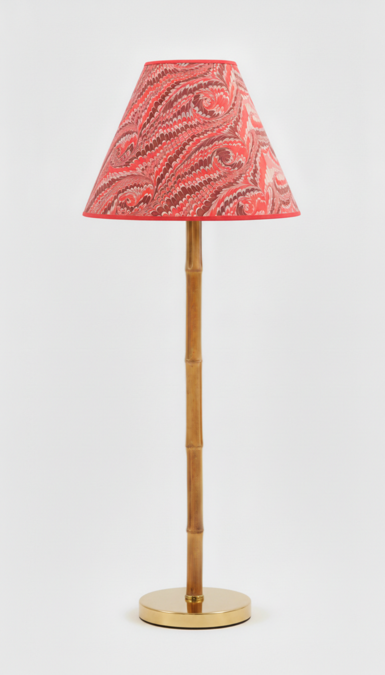 16" Empire Lampshade —  Hand-Marbled