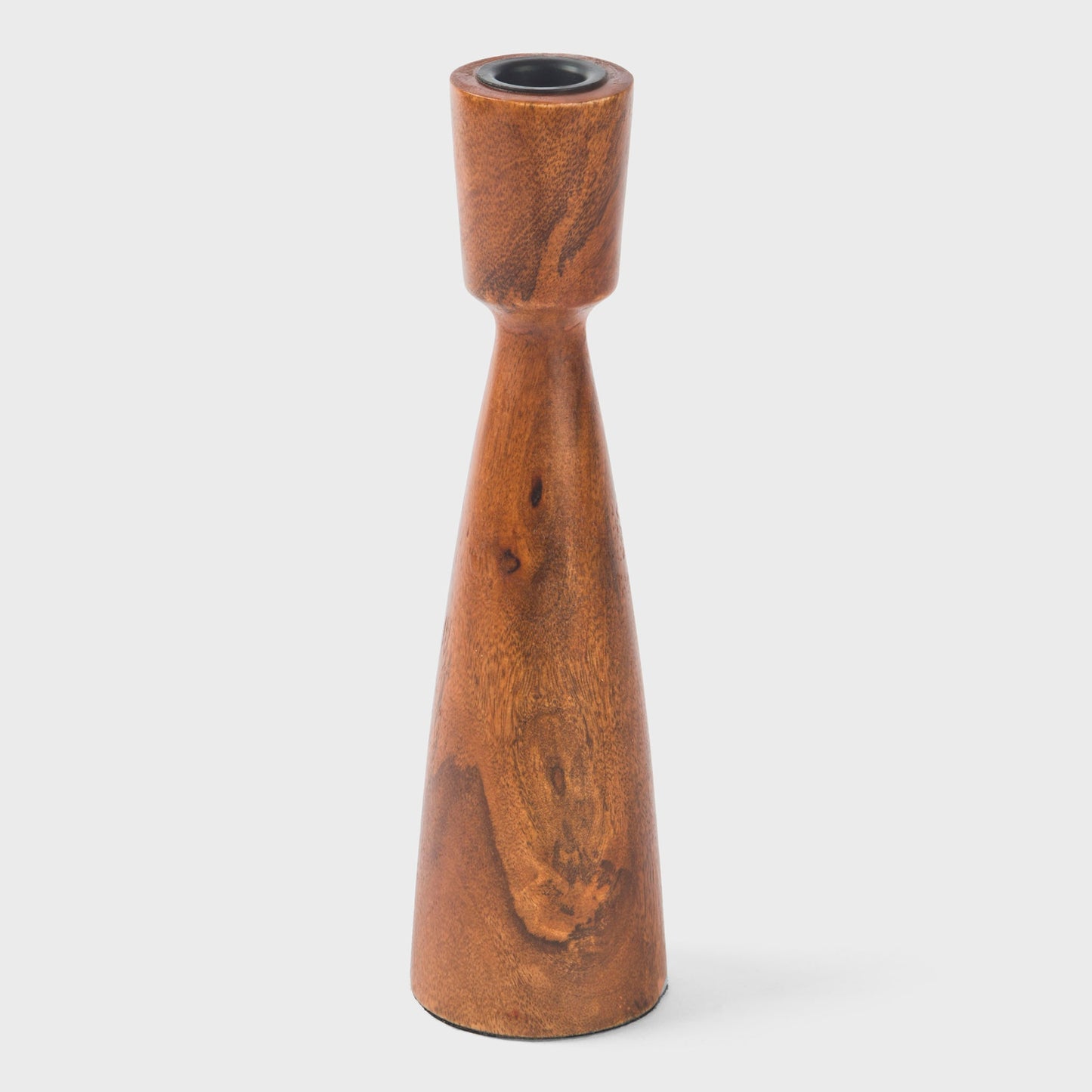 Hearth Mango Wood Taper Candlestick Holder