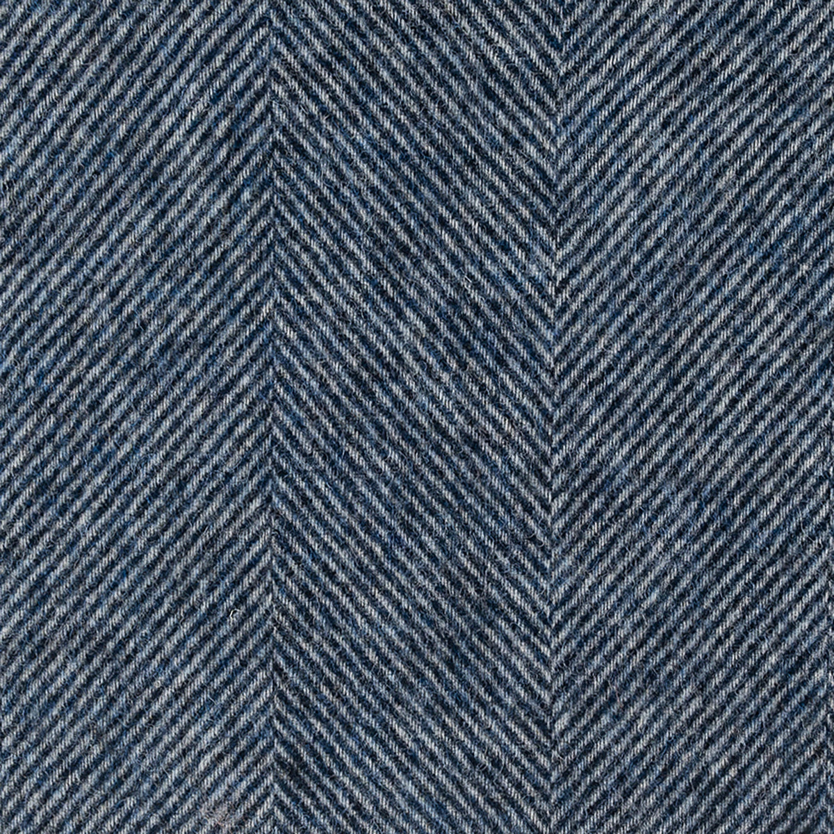 Southampton Home Shetland Lambswool Herringbone Throw – Navy