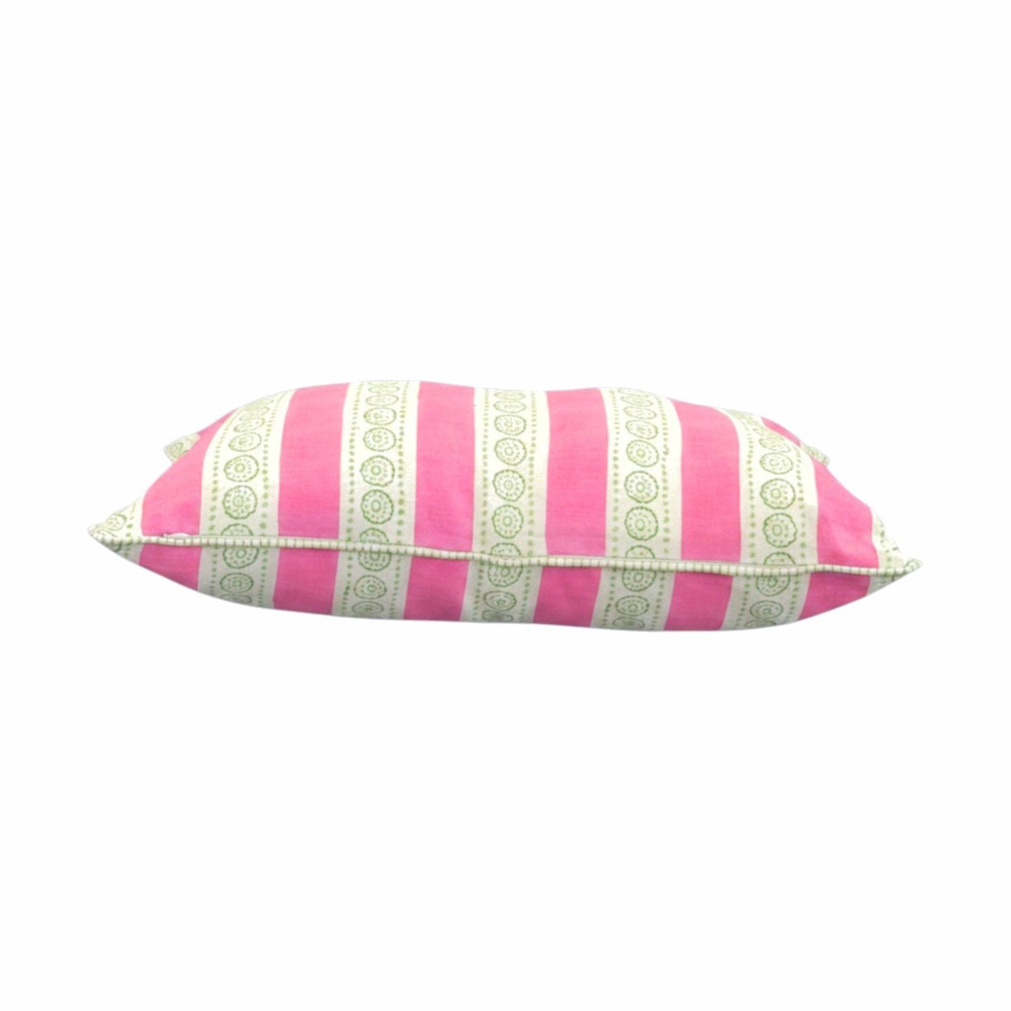 Malhaar Linen Pillow Cover - Pink