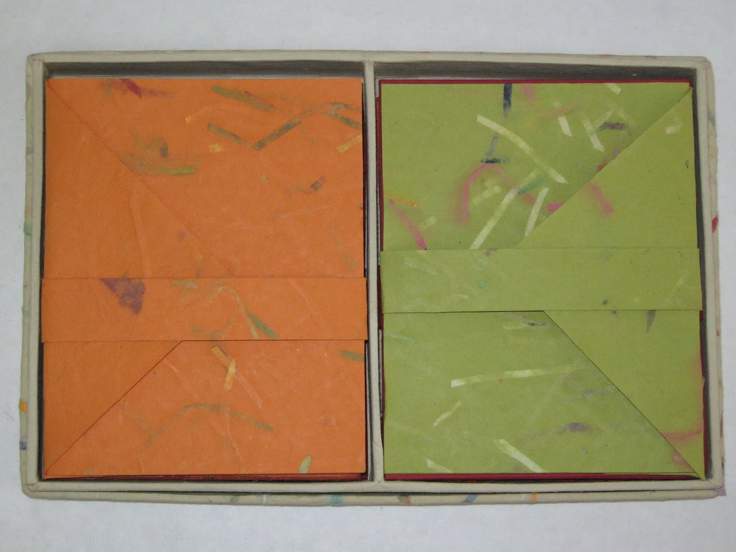 Boxed Notecards with Envelopes | Recycled Cotton Paper | DIFFERENT STROKES (Set of 16)
