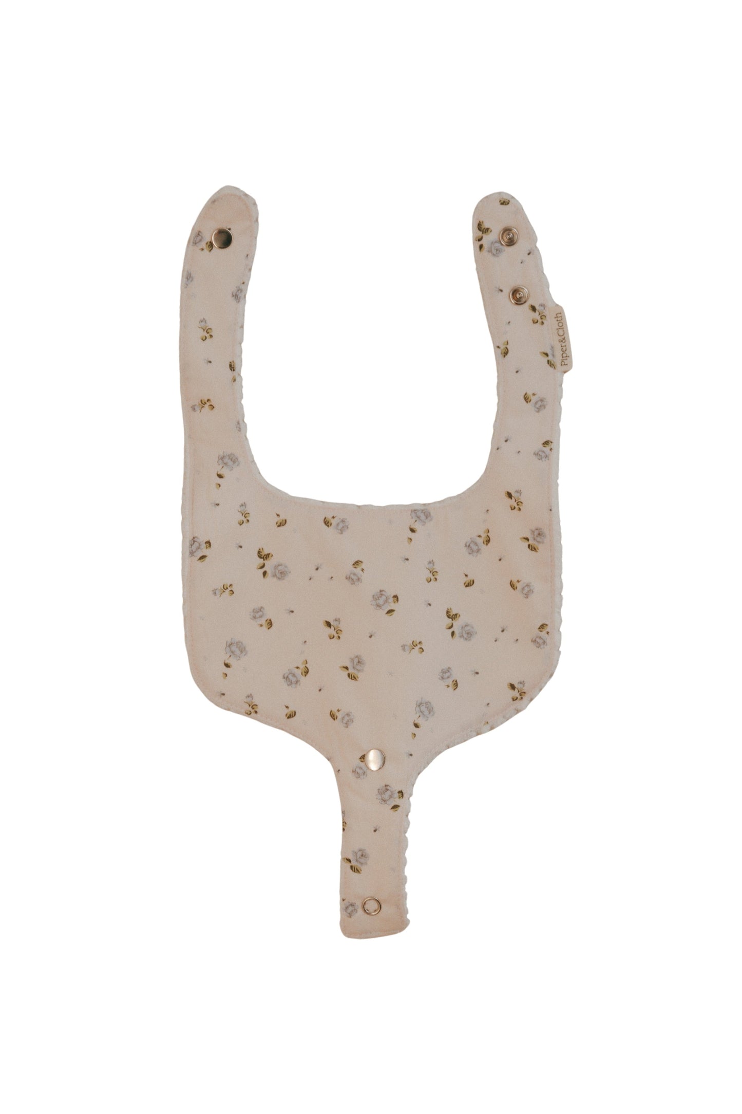 Soothe & Snap Pacifier Bib - Rosemilk Bloom