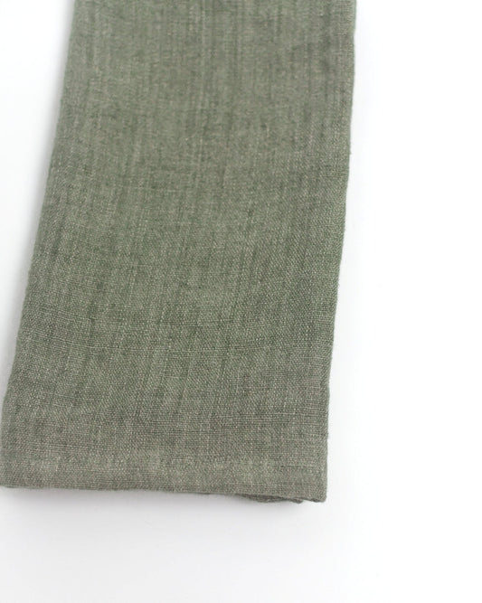 S/4 Stone Washed Linen Hemmed Dinner Napkins
