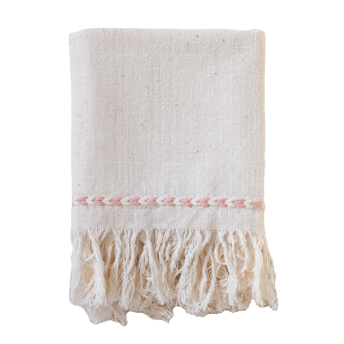 Blush Braid Detail Napkin | Set of 2