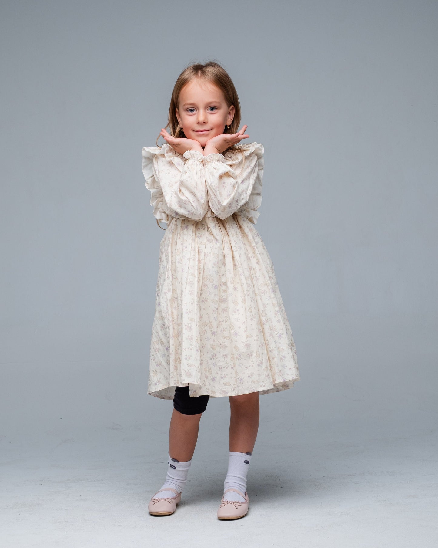 Neomi Dress - Woodland Bunny