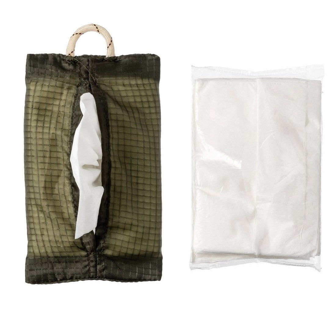 Vintage Parachute Tissue Cover / Pocket
