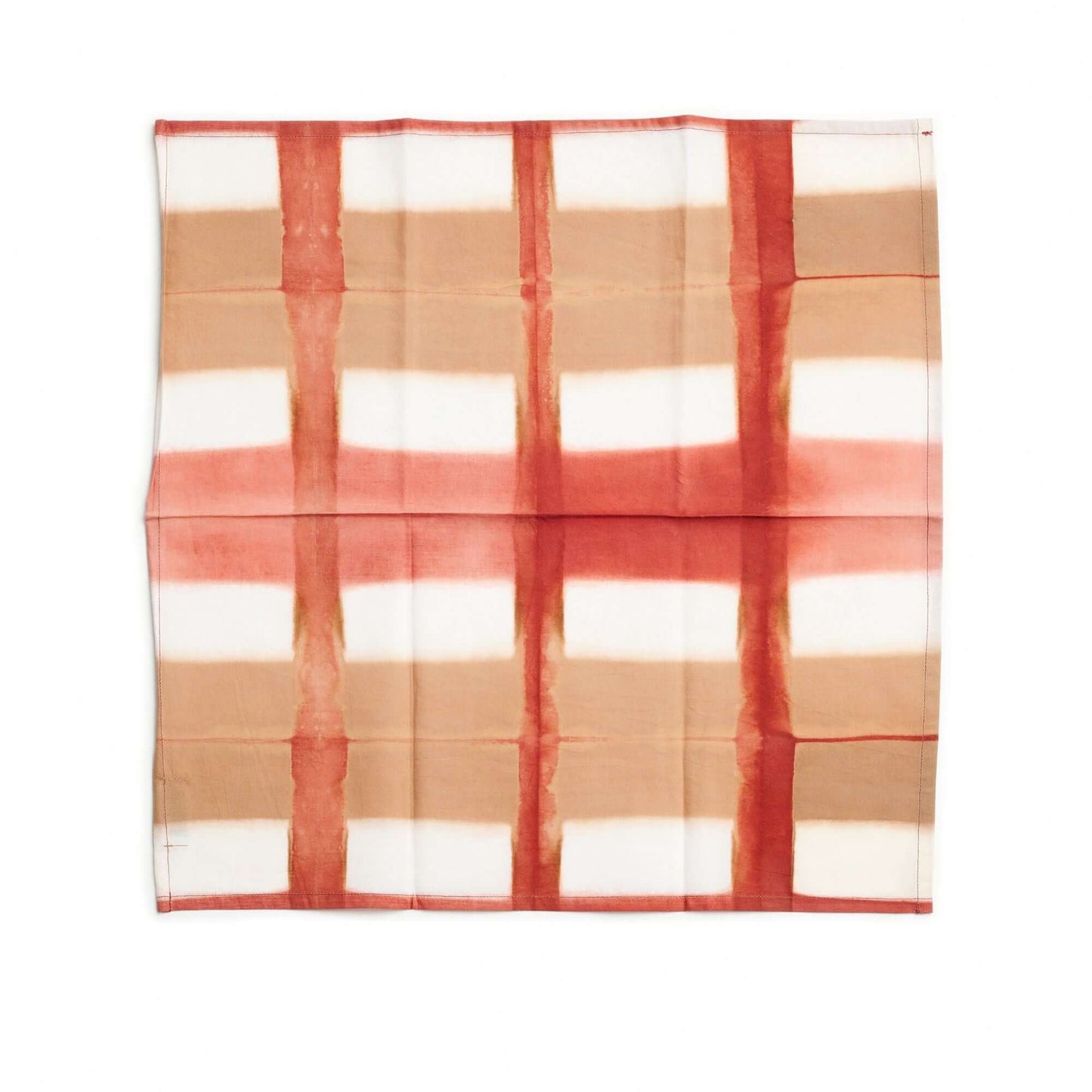 Chowk Cotton Hand Clamp Dye Artisanal Table Napkin ( set of 4 )