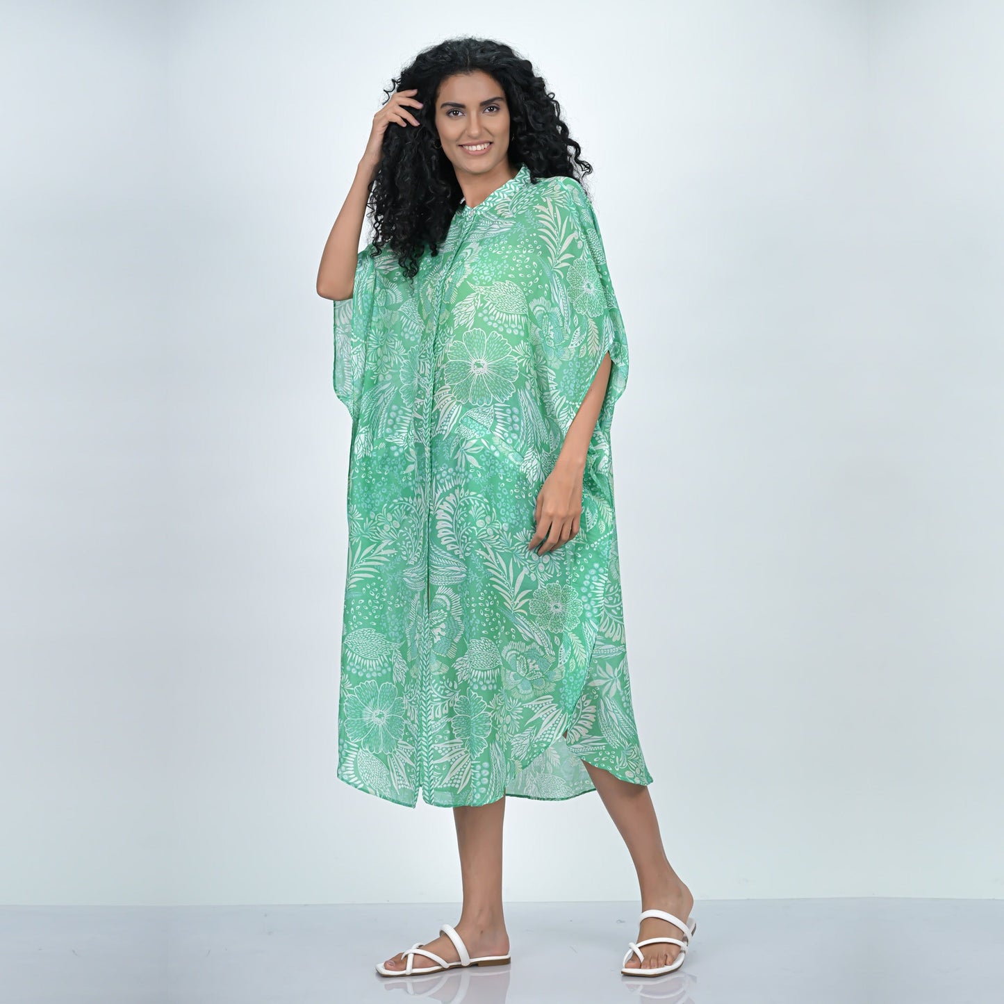 Floret Caftan - Green