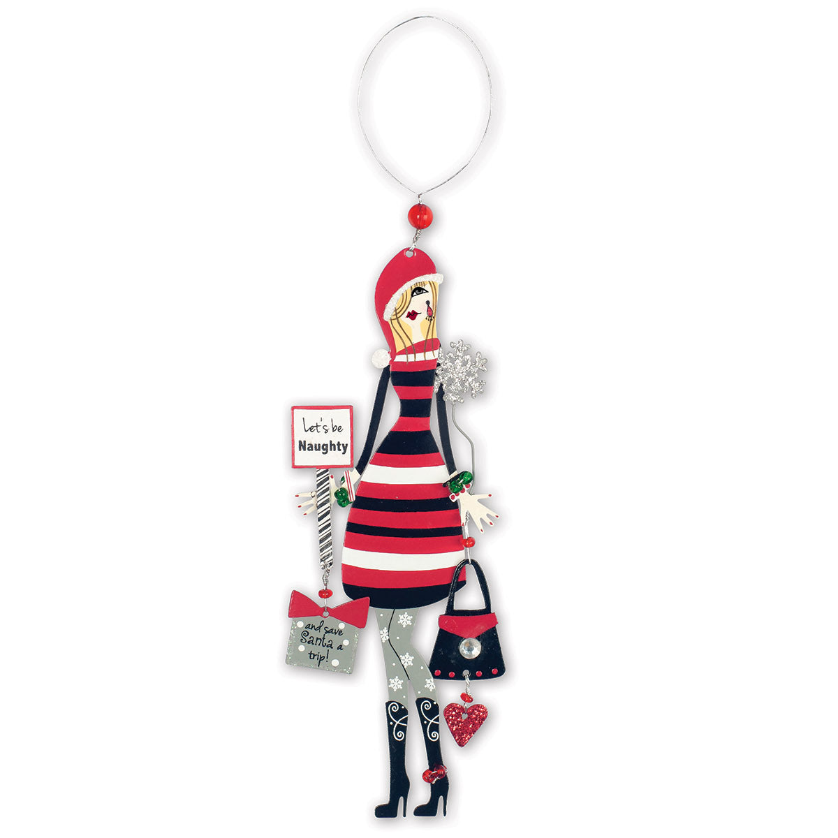 Sassy & Classy Girlfriends Ornaments - Set of 4