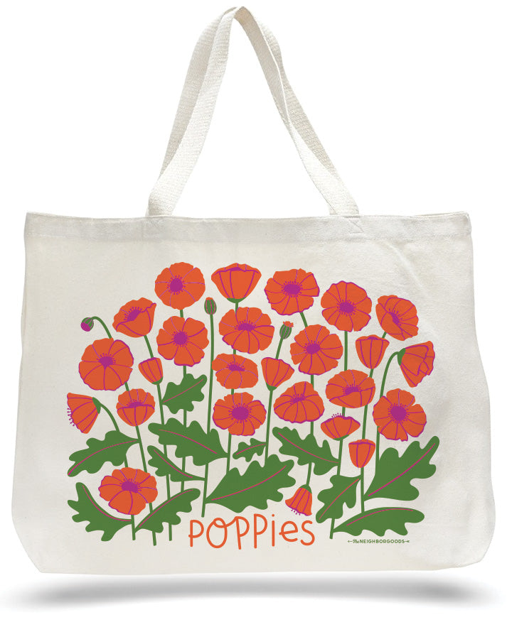 Poppy Tote Bag